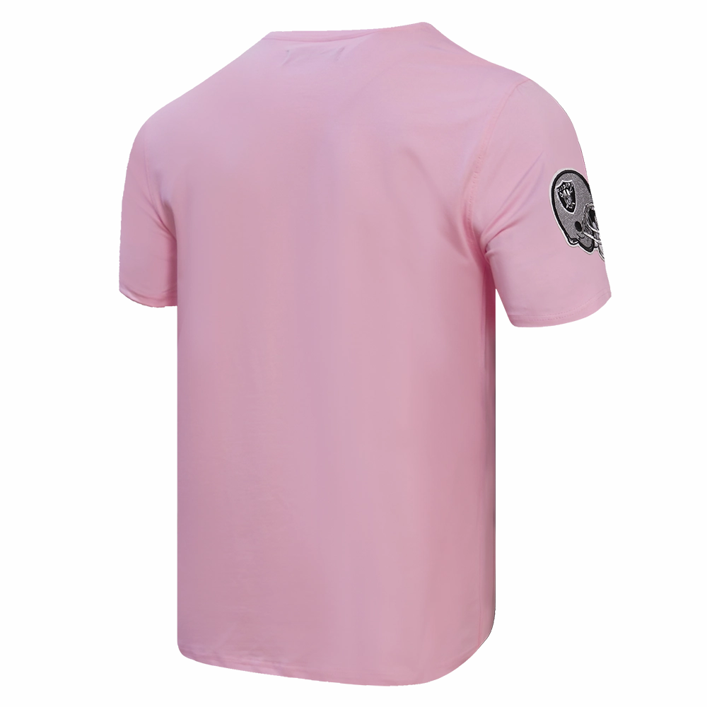 NFL LAS VEGAS RAIDERS LOGO PRO TEAM MEN'S TEE (PINK)