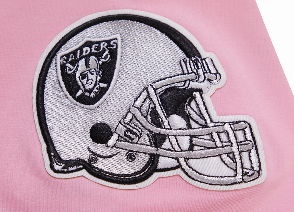 NFL LAS VEGAS RAIDERS LOGO PRO TEAM MEN'S TEE (PINK)