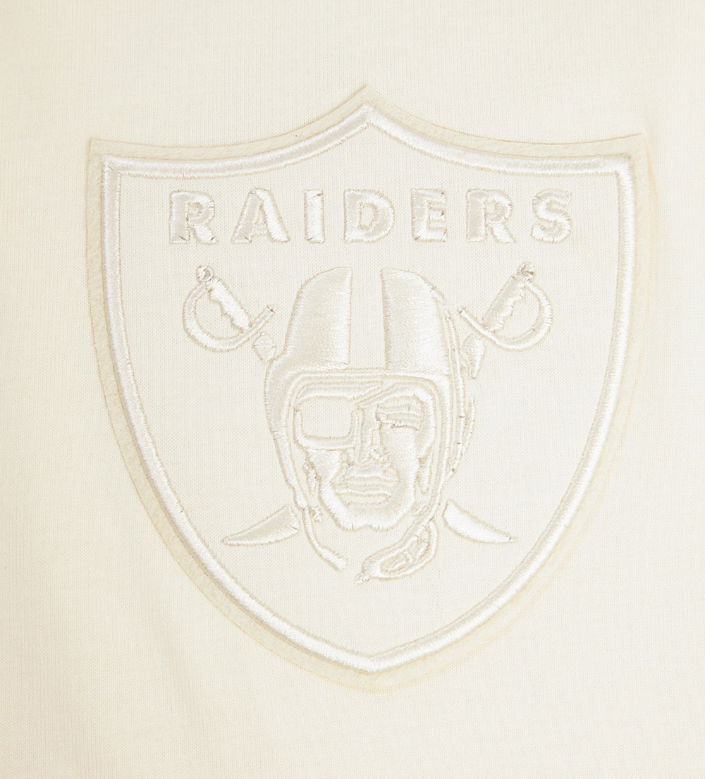 NFL LAS VEGAS RAIDERS NEUTRAL DROP SHOULDER MEN'S TEE (EGGSHELL)