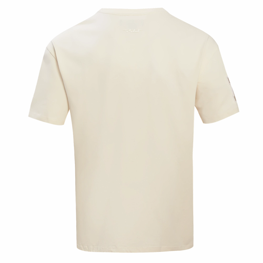 NFL LAS VEGAS RAIDERS NEUTRAL DROP SHOULDER MEN'S TEE (EGGSHELL)