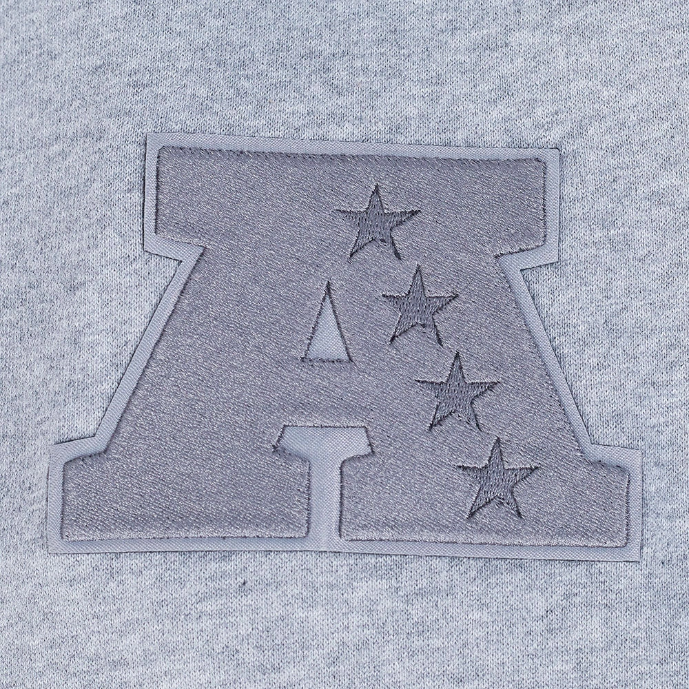 NFL LAS VEGAS RAIDERS NEUTRAL MEN'S DROP SHOULDER PULLOVER HOODIE (DARK HEATHER GRAY)