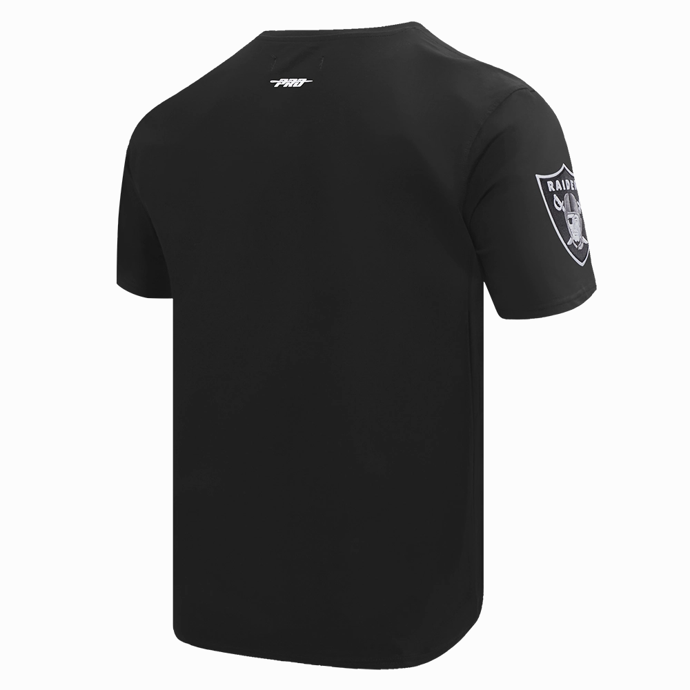 NFL LAS VEGAS RAIDERS SCRIPT TAIL MEN'S   TEE (BLACK)