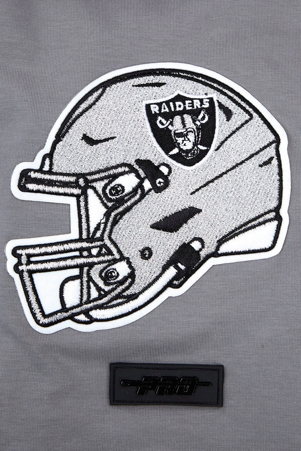 NFL LAS VEGAS RAIDERS SCRIPT TAIL MEN'S   TEE (GRAY)