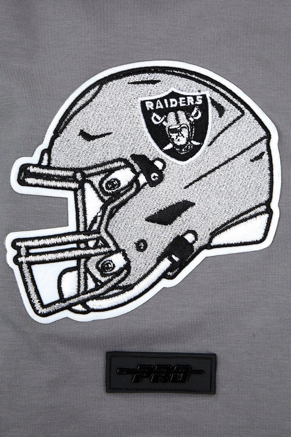 NFL LAS VEGAS RAIDERS SCRIPT TAIL MEN'S   TEE (GRAY)