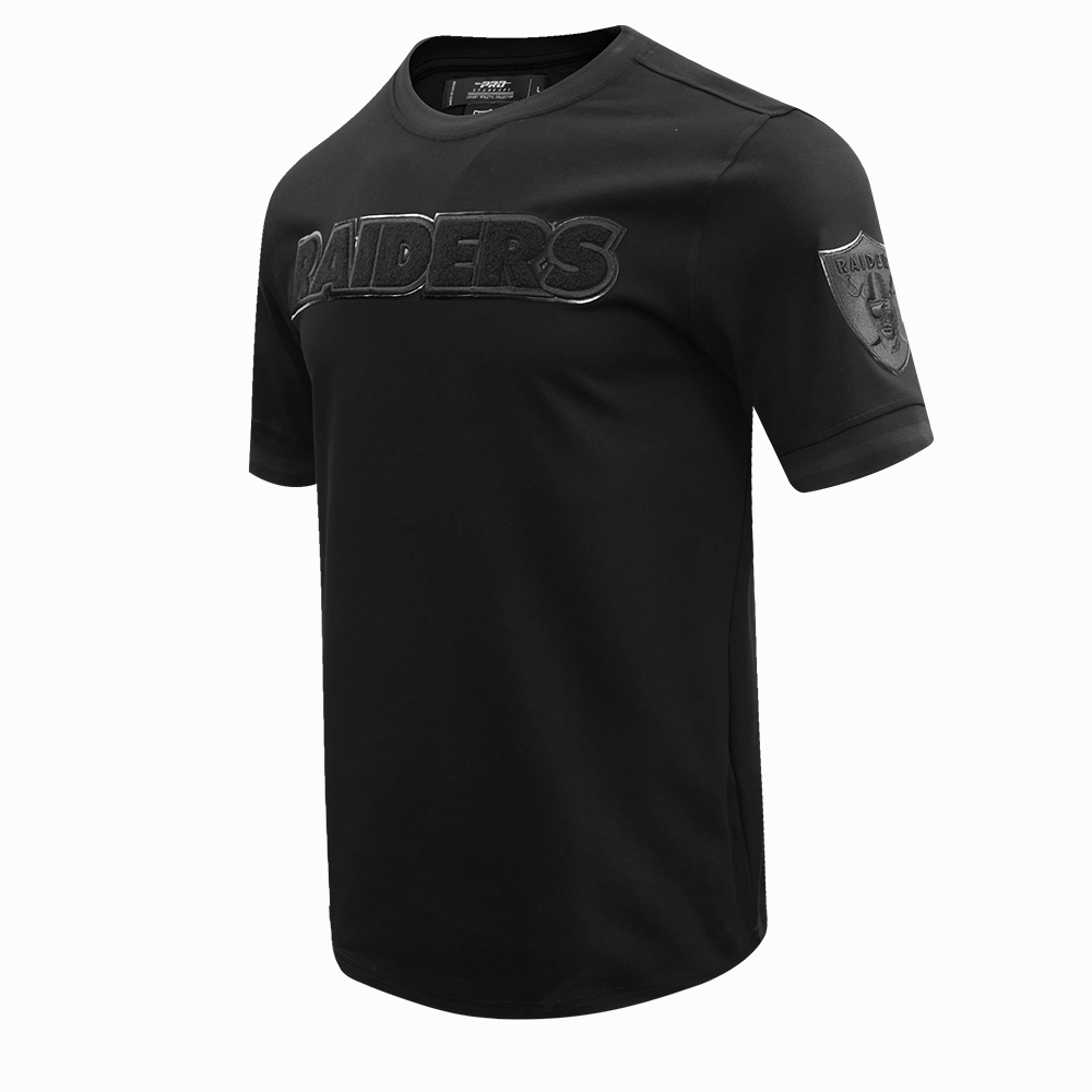 NFL LAS VEGAS RAIDERS TRIPLE BLACK MEN'S TEE (BLACK)