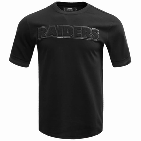 NFL LAS VEGAS RAIDERS TRIPLE BLACK MEN'S TEE (BLACK)