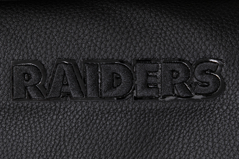 NFL LAS VEGAS RAIDERS TRIPLE BLACK WOOL WOMEN'S VARSITY JACKET (TRIPLE BLACK)