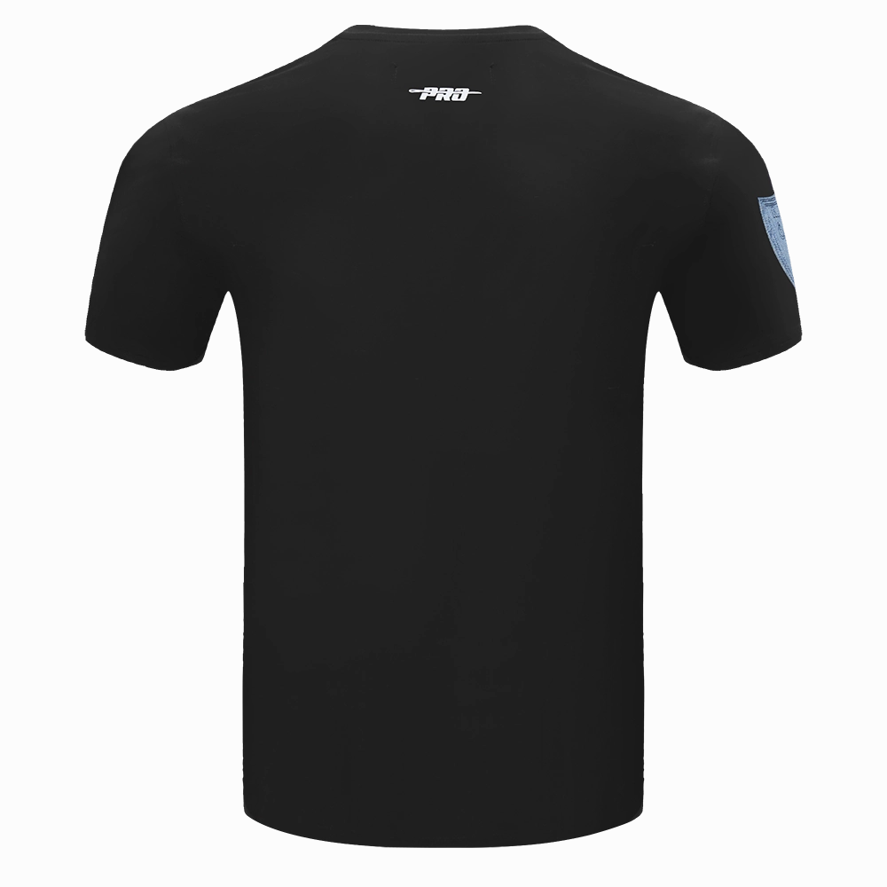 NFL LAS VEGAS RAIDERS VARSITY BLUES MEN'S TEE (BLACK)
