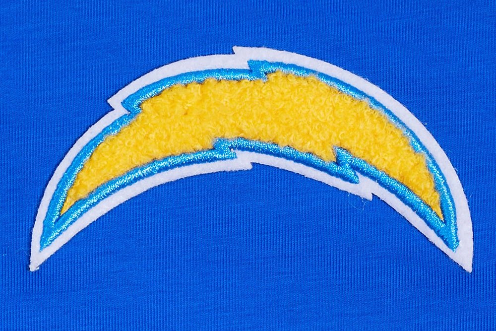 NFL LOS ANGELES CHARGERS CLASSIC WOMEN'S SINGLE JERSEY BOXY TEE (ROYAL BLUE)