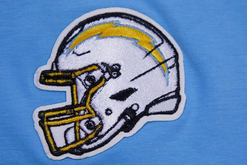 NFL LOS ANGELES CHARGERS CLASSIC WOMEN'S SINGLE JERSEY BOXY TEE (UNIVERSITY BLUE)