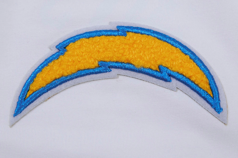 NFL LOS ANGELES CHARGERS CLASSIC WOMEN'S SINGLE JERSEY BOXY TEE (WHITE)