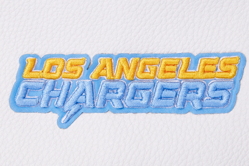 NFL LOS ANGELES CHARGERS CLASSIC WOMEN'S WOOL VARSITY JACKET (ROYAL BLUE/WHITE)