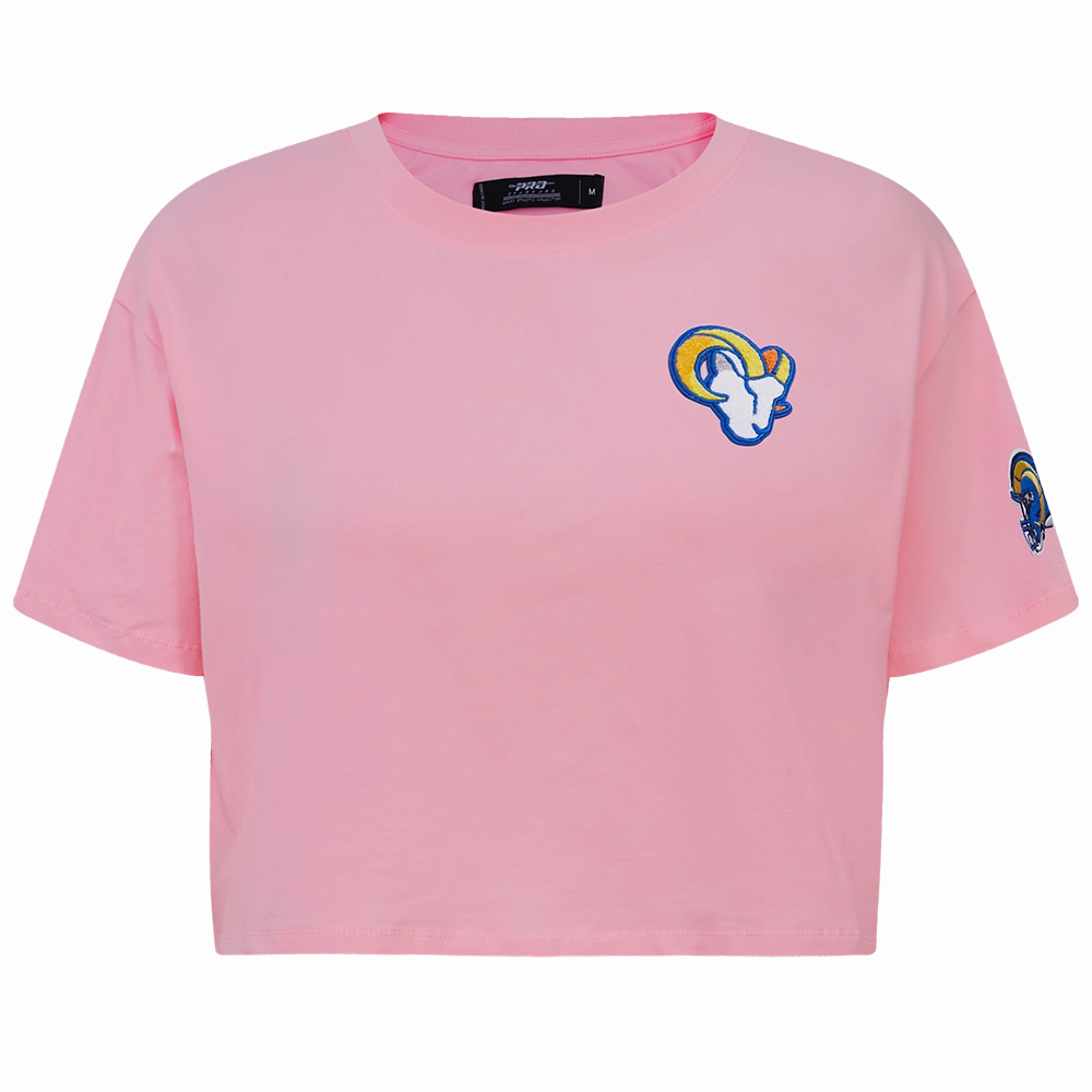 NFL LOS ANGELES RAMS CLASSIC WOMEN'S BOXY TEE (PINK)