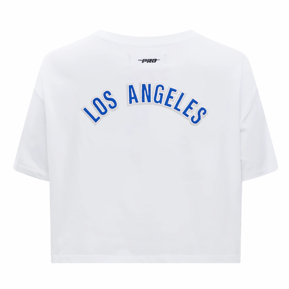 NFL LOS ANGELES RAMS CLASSIC WOMEN'S BOXY TEE (WHITE)