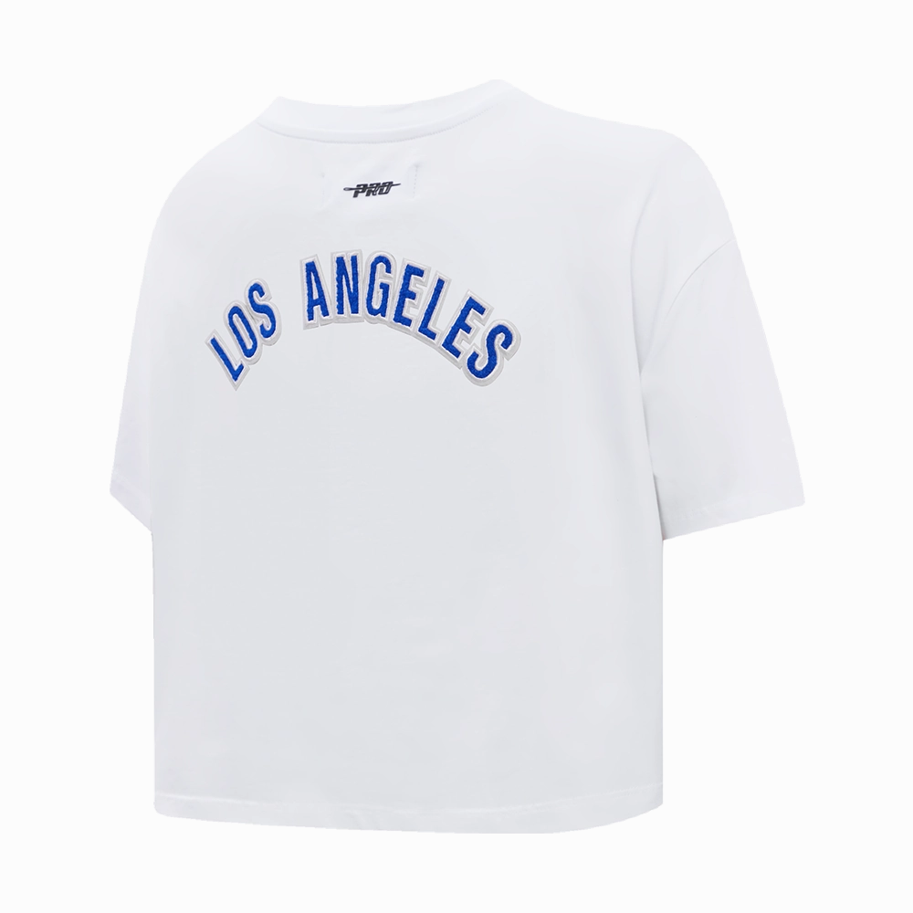 NFL LOS ANGELES RAMS CLASSIC WOMEN'S BOXY TEE (WHITE)
