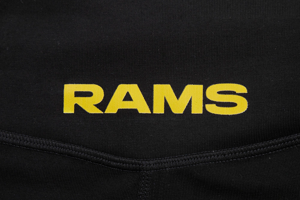 NFL LOS ANGELES RAMS CLASSIC WOMEN'S JERSEY LEGGING (BLACK)
