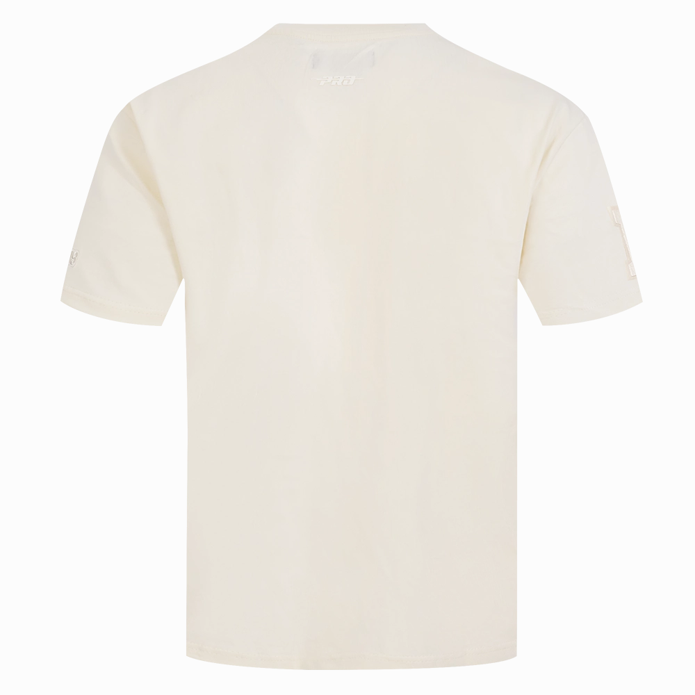 NFL LOS ANGELES RAMS NEUTRAL MEN'S COTTON JERSEY DROP SHOULDER TEE (EGGSHELL)