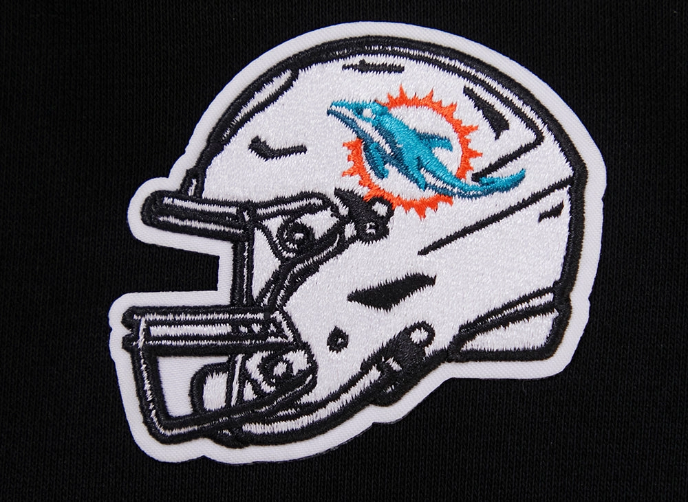 NFL MIAMI DOLPHINS CLASSIC WOMEN'S CREWNECK (BLACK)