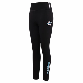 NFL MIAMI DOLPHINS CLASSIC WOMEN'S JERSEY LEGGING (BLACK)