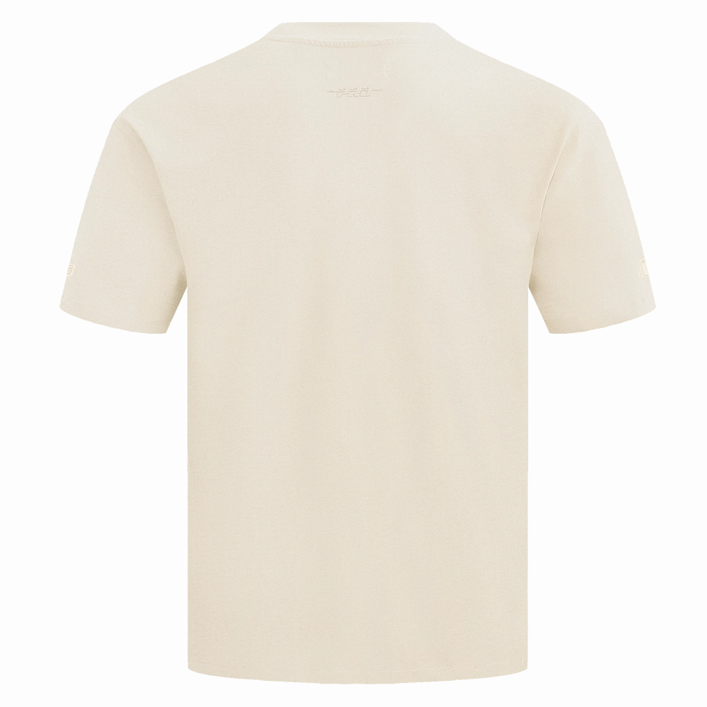 NFL MIAMI DOLPHINS NEUTRAL MEN'S DROP SHOULDER TEE (EGGSHELL)