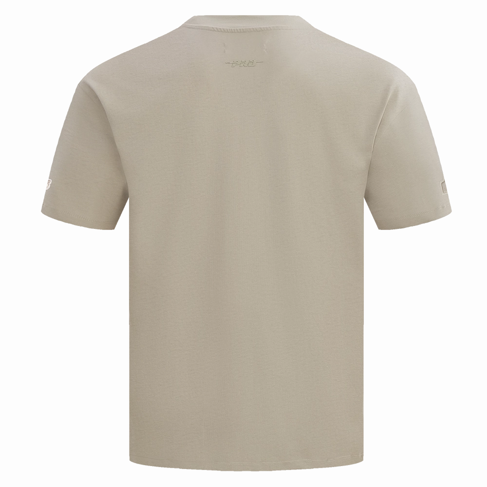 NFL MIAMI DOLPHINS NEUTRAL MEN'S DROP SHOULDER TEE (TAUPE)