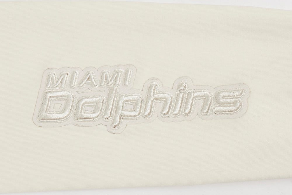 NFL MIAMI DOLPHINS NEUTRAL WOMEN'S JERSEY LEGGING (EGGSHELL)