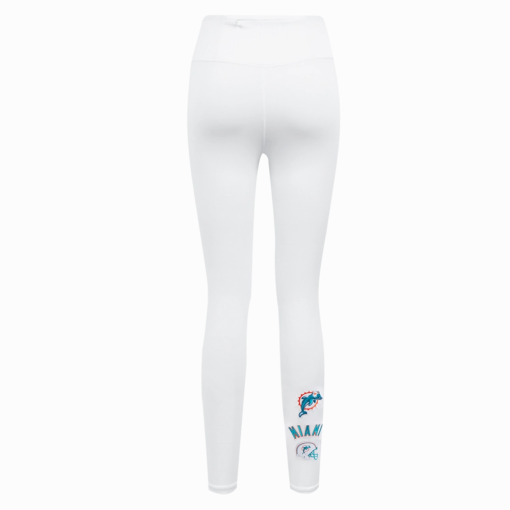NFL MIAMI DOLPHINS RETRO CLASSIC WOMEN'S JERSEY LEGGING (WHITE)