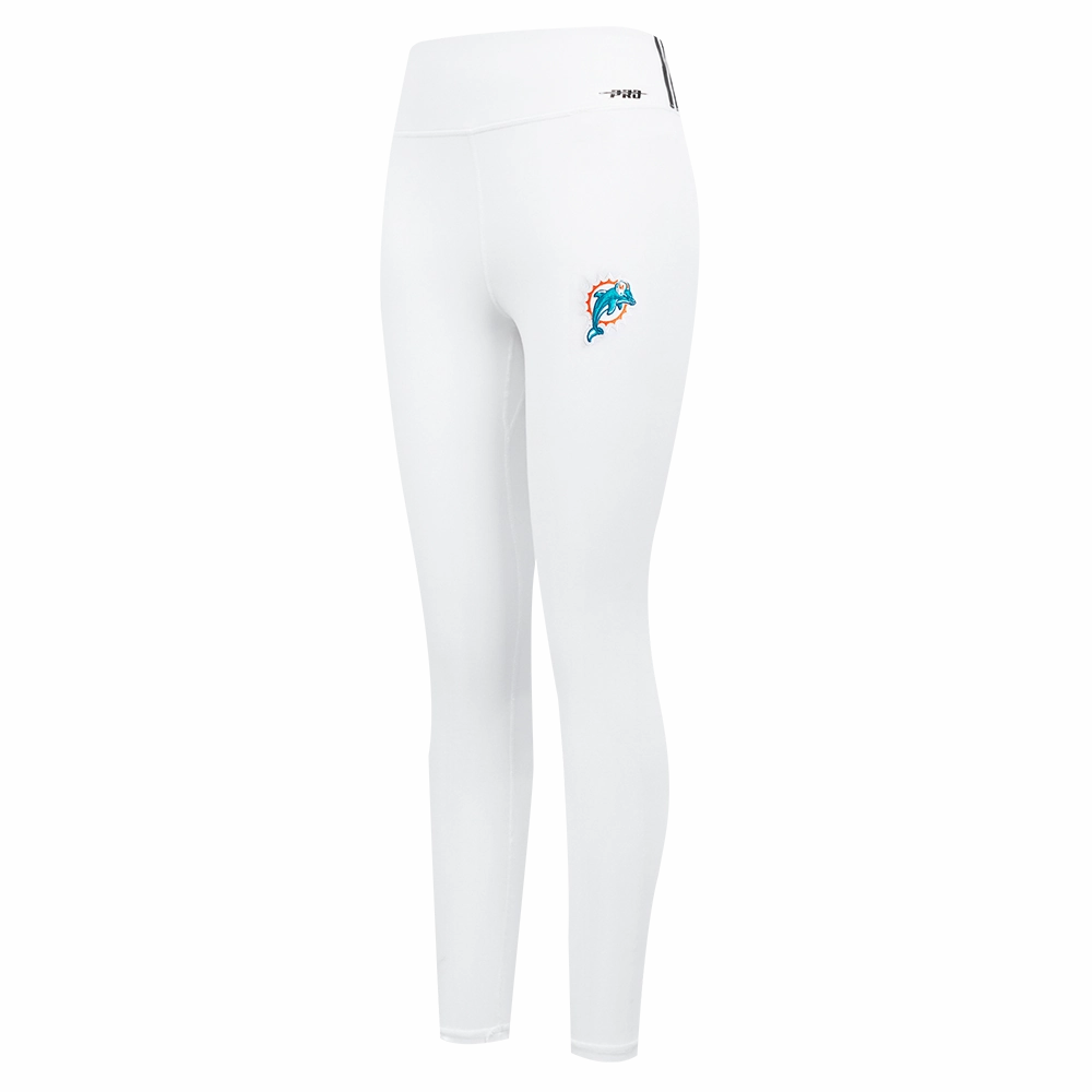 NFL MIAMI DOLPHINS RETRO CLASSIC WOMEN'S JERSEY LEGGING (WHITE)