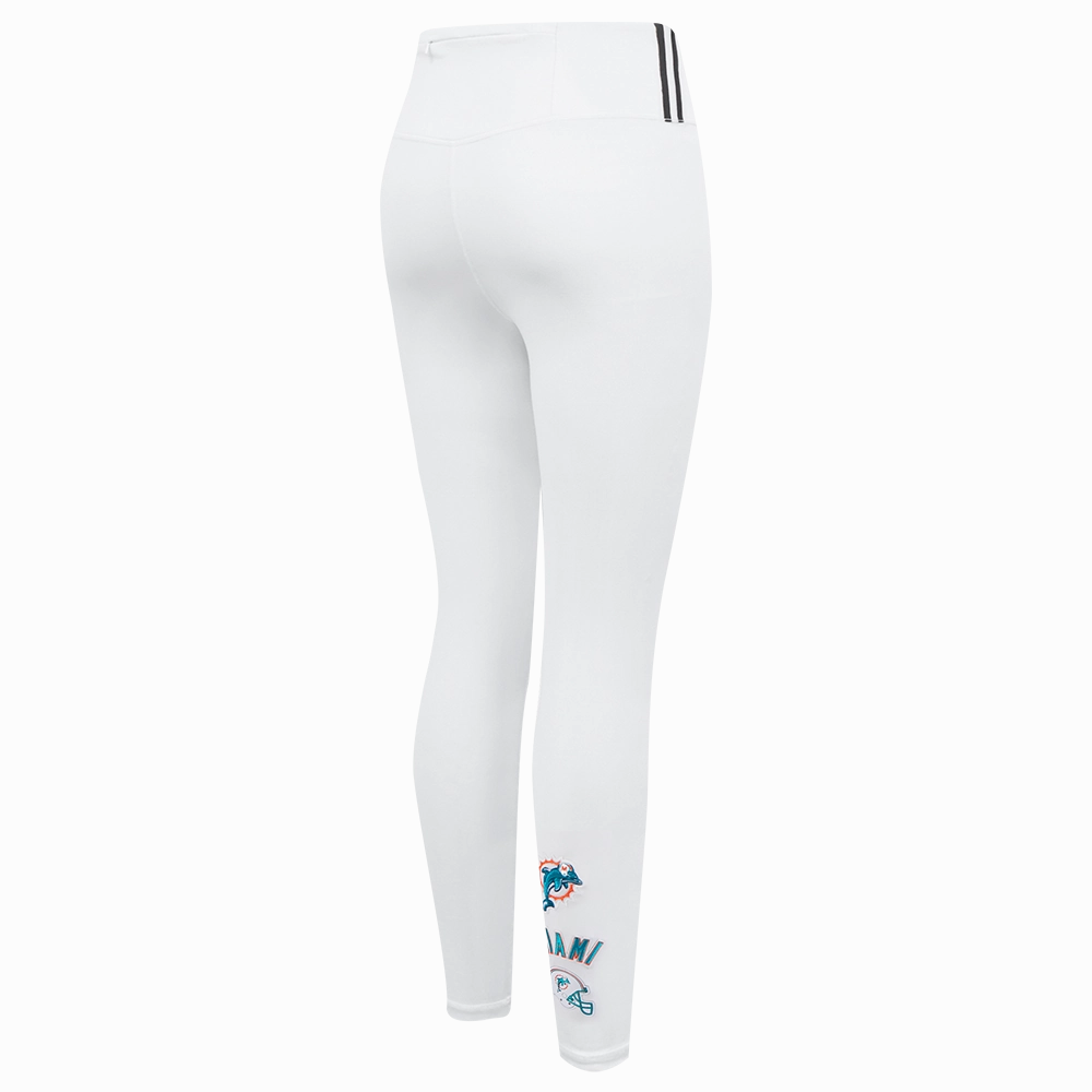 NFL MIAMI DOLPHINS RETRO CLASSIC WOMEN'S JERSEY LEGGING (WHITE)