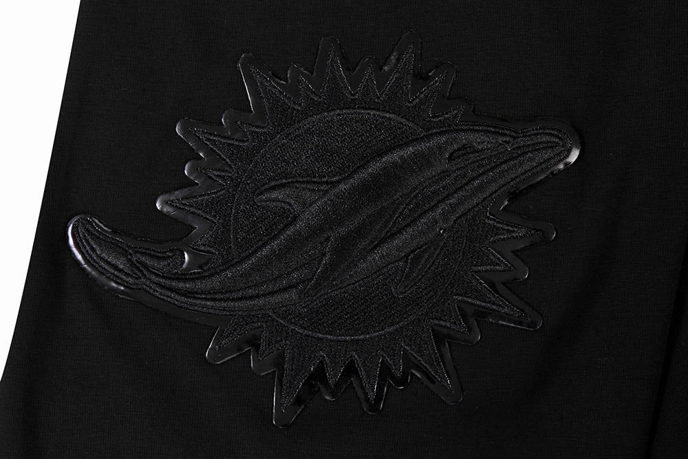 NFL MIAMI DOLPHINS TRIPLE BLACK MEN'S   TEE (TRIPLE BLACK)