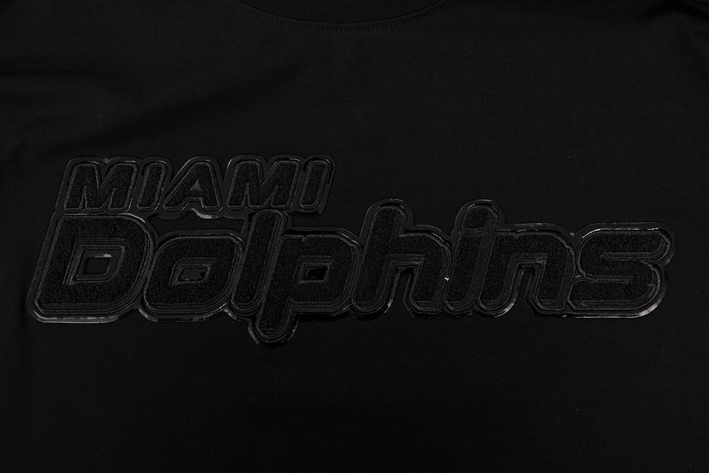 NFL MIAMI DOLPHINS TRIPLE BLACK MEN'S   TEE (TRIPLE BLACK)