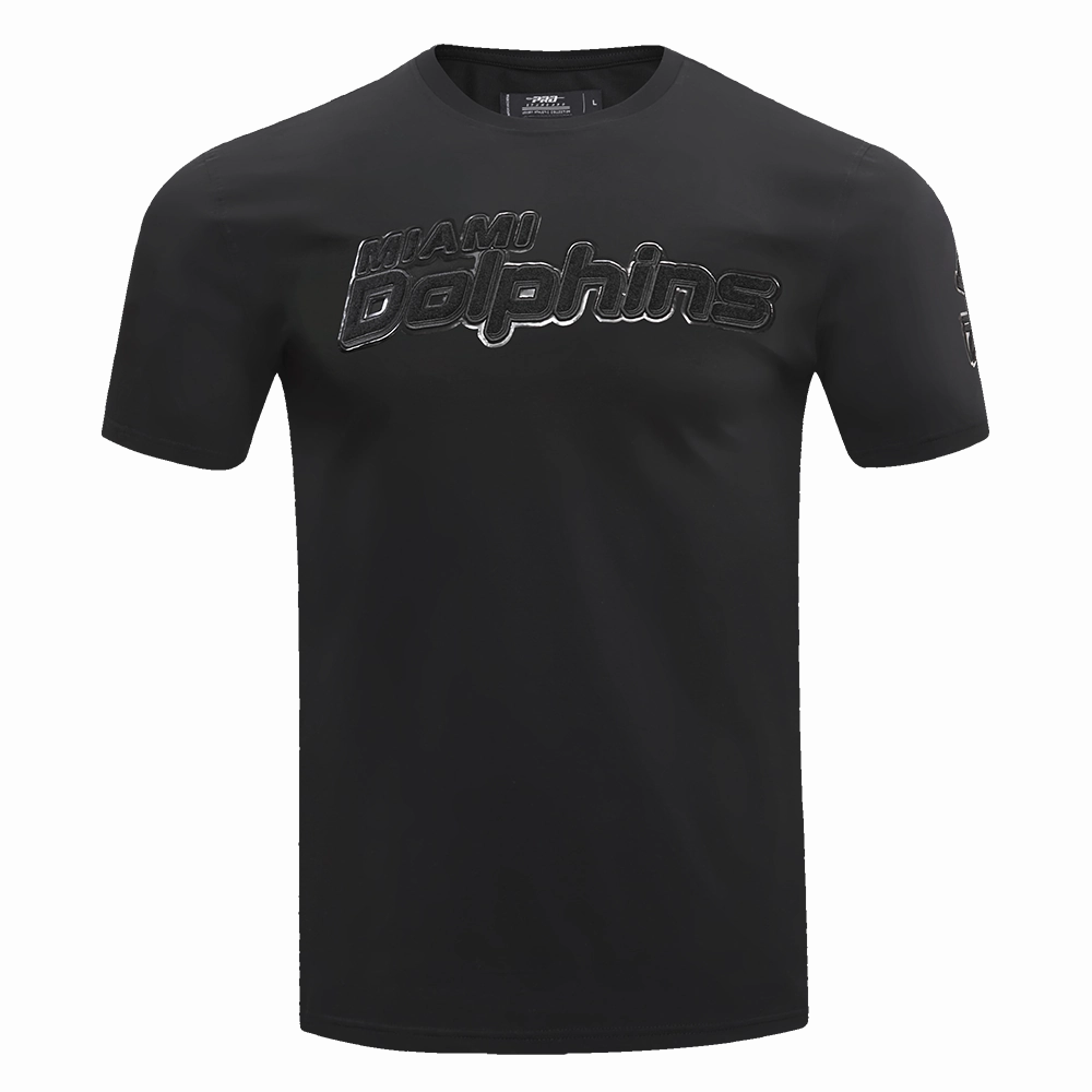 NFL MIAMI DOLPHINS TRIPLE BLACK MEN'S   TEE (TRIPLE BLACK)
