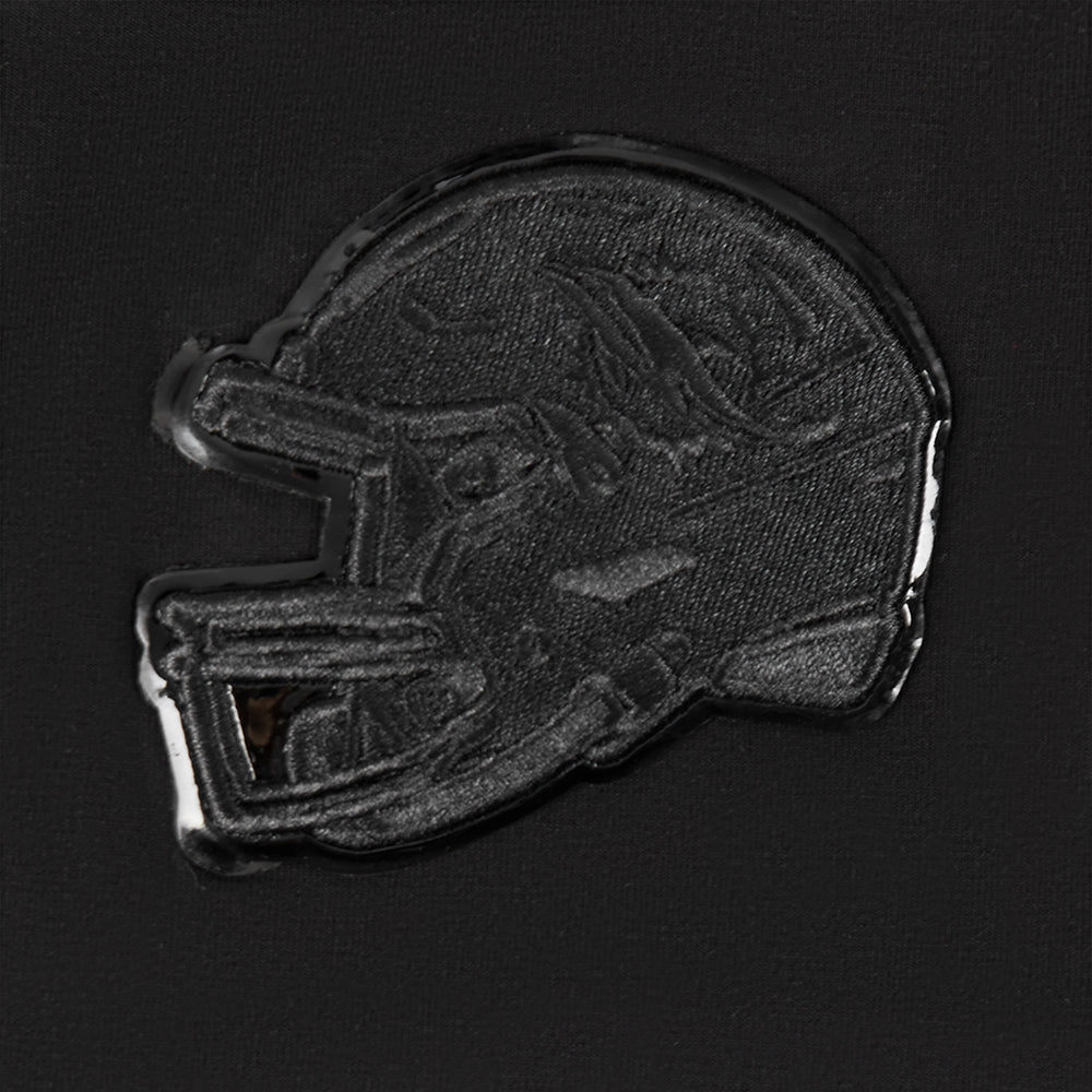 NFL MIAMI DOLPHINS TRIPLE BLACK WOMEN'S SINGLE JERSEY BOXY TEE (TRIPLE BLACK)