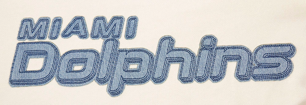 NFL MIAMI DOLPHINS VARSITY BLUES MEN'S PULLOVER HOODIE (LINEN)