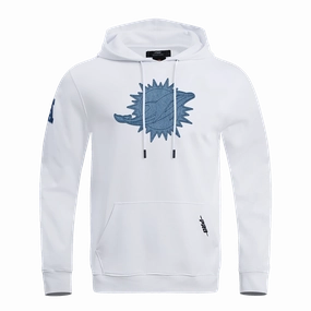 NFL MIAMI DOLPHINS VARSITY BLUES MEN'S PULLOVER HOODIE (WHITE)