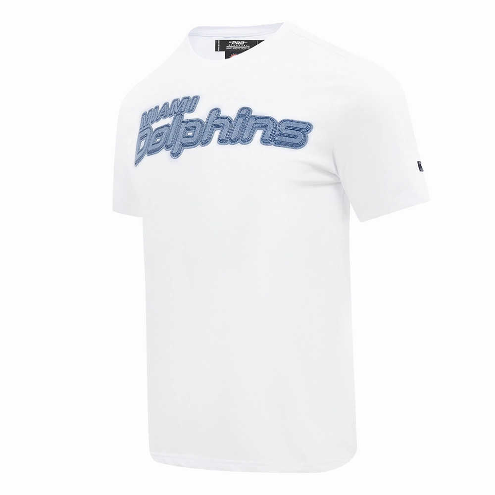 NFL MIAMI DOLPHINS VARSITY BLUES MEN'S TEE (WHITE)