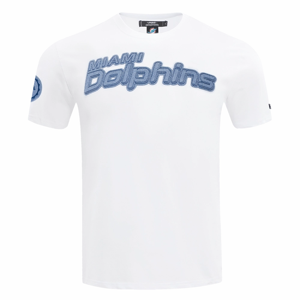 NFL MIAMI DOLPHINS VARSITY BLUES MEN'S TEE (WHITE)