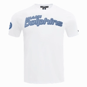 NFL MIAMI DOLPHINS VARSITY BLUES MEN'S TEE (WHITE)