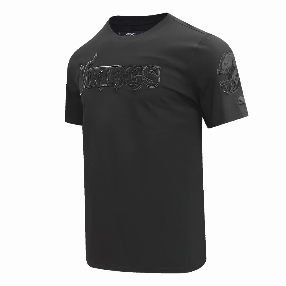NFL MINNESOTA VIKINGS TRIPLE BLACK MEN'S   TEE (TRIPLE BLACK)