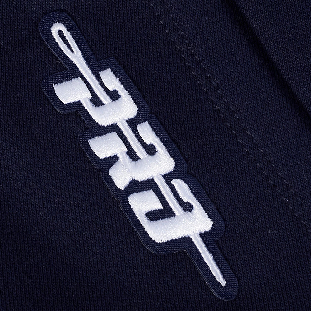 NFL NEW ENGLAND PATRIOTS MASHUP MEN'S RIB PULLOVER HOODIE (MIDNIGHT NAVY/RED/MIDNIGHT NAVY)