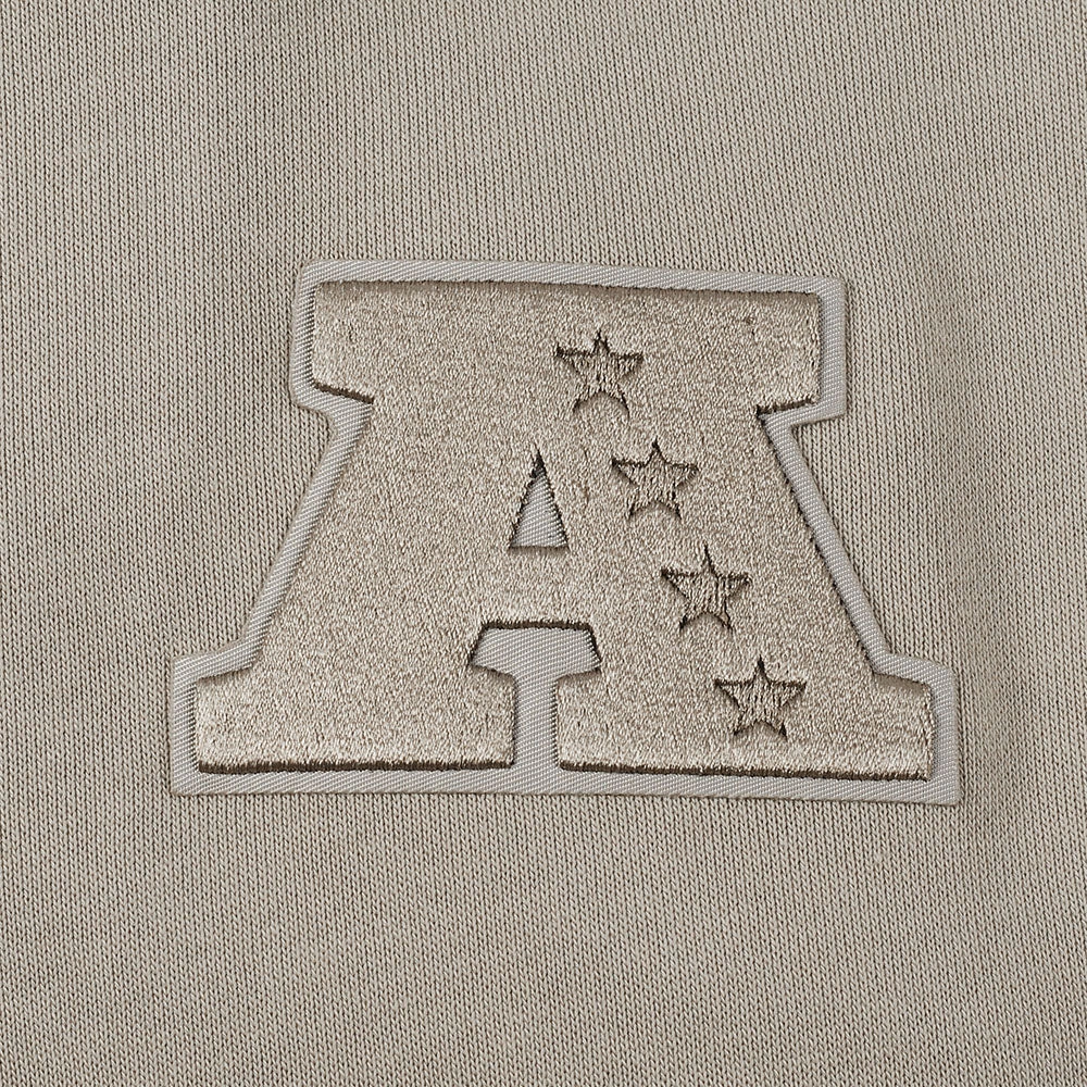 NFL NEW ENGLAND PATRIOTS NEUTRAL WOMEN'S FLEECE CREWNECK (TAUPE)