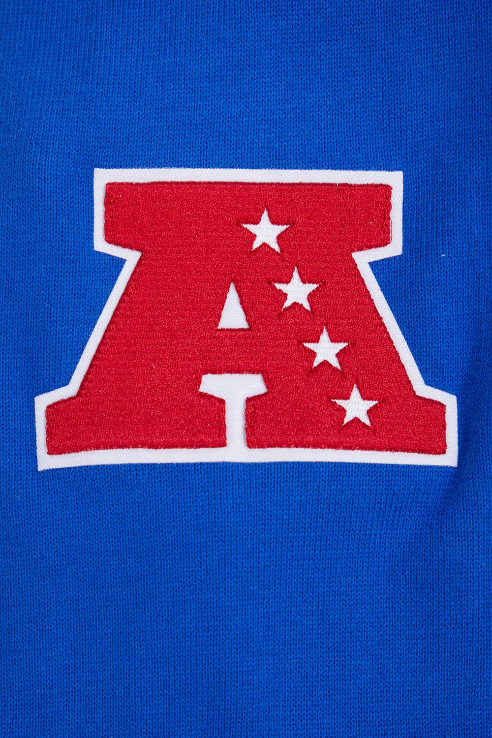 NFL NEW ENGLAND PATRIOTS RETRO CLASSIC MEN'S PULLOVER HOODIE (ROYAL BLUE/RED)