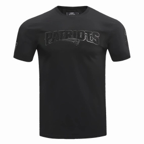 NFL NEW ENGLAND PATRIOTS TRIPLE BLACK MEN'S   TEE (TRIPLE BLACK)