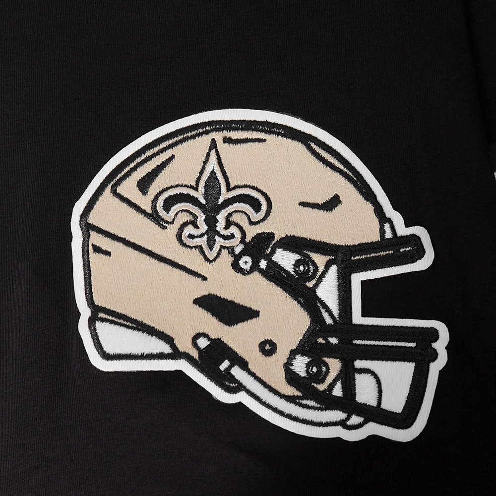 NFL NEW ORLEANS SAINTS MASHUP MEN'S TEE (BLACK)