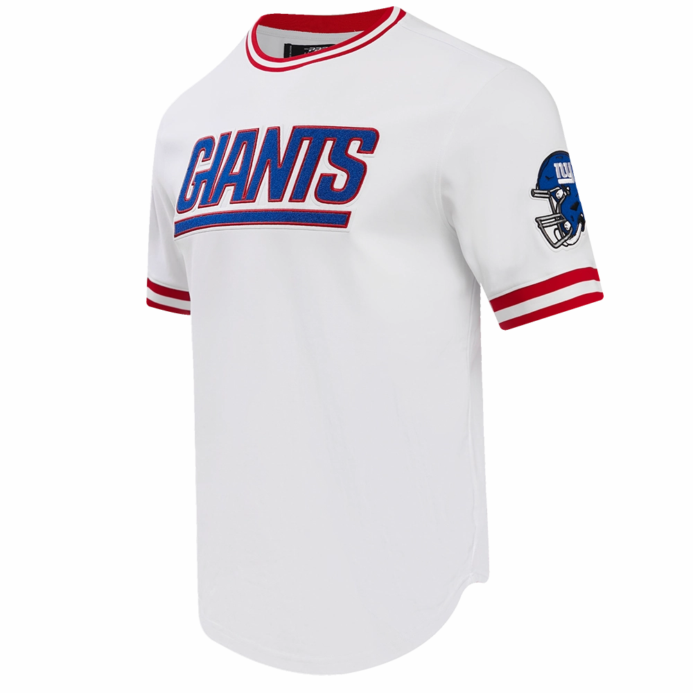 NFL NEW YORK GIANTS CLASSIC CHENILLE MEN'S TEE (WHITE)