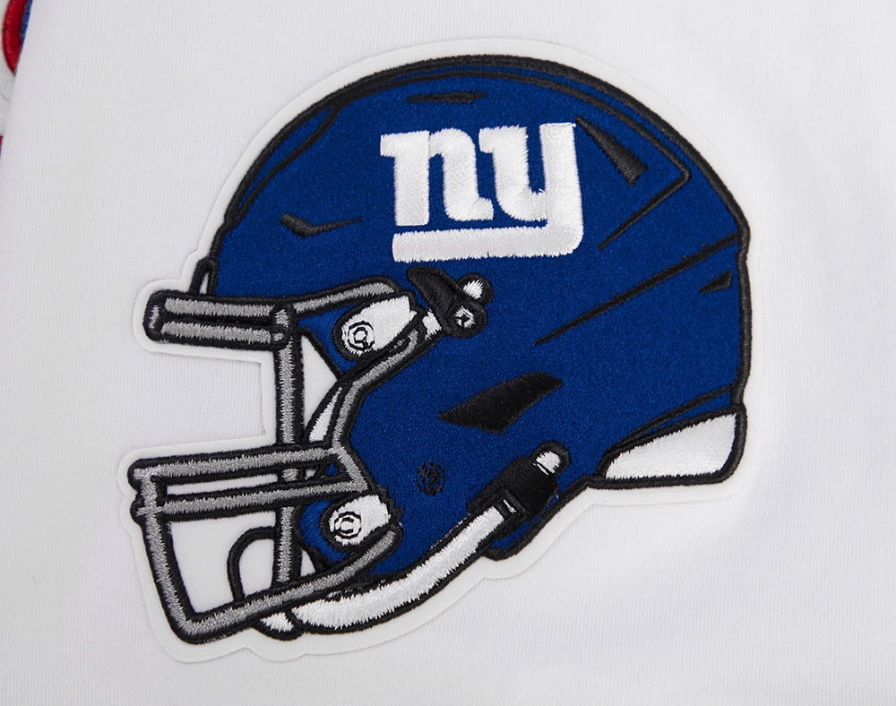 NFL NEW YORK GIANTS CLASSIC CHENILLE MEN'S TEE (WHITE)