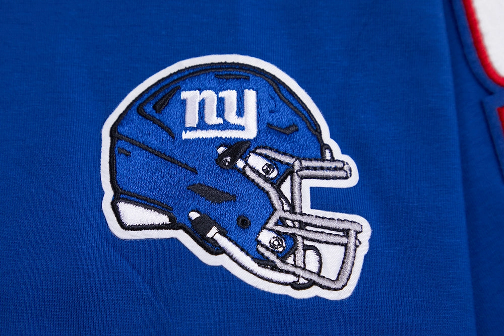 NFL NEW YORK GIANTS CLASSIC SHORT SLEEVE WOMEN'S SLIM FIT TEE (DODGER BLUE)
