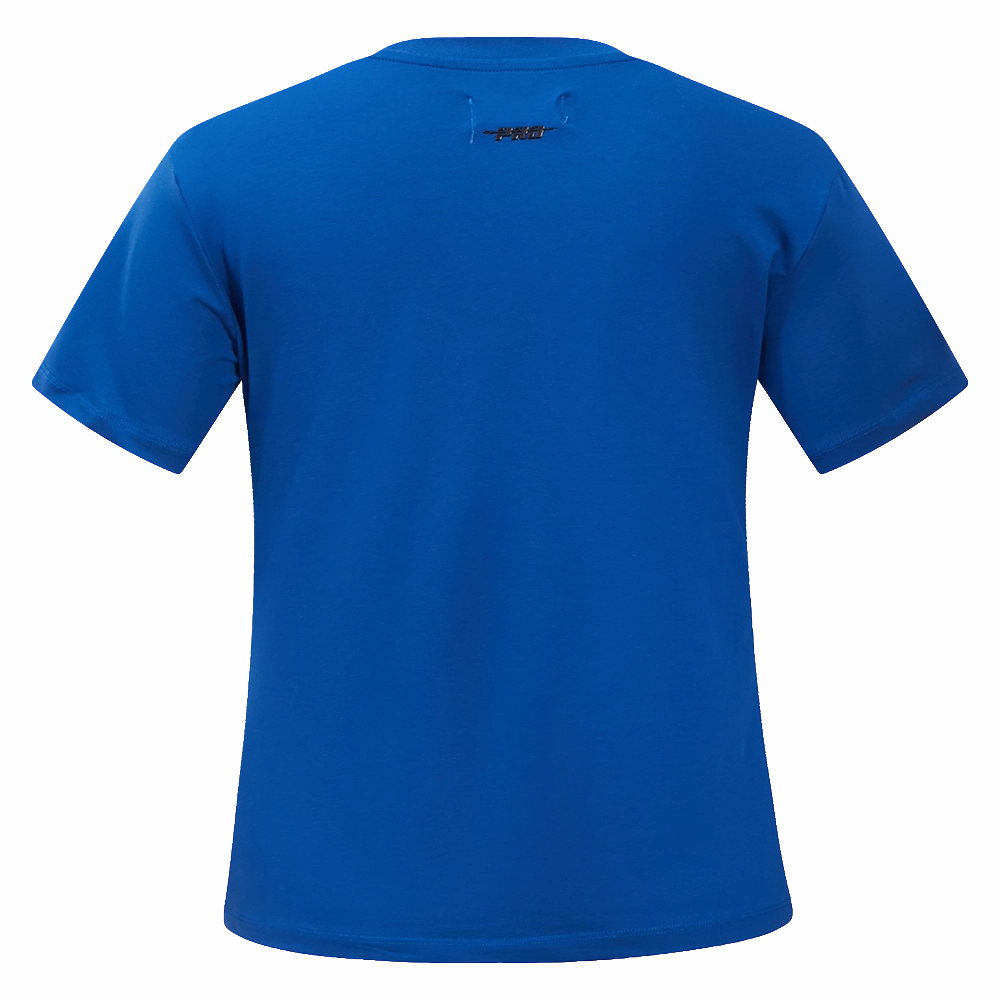 NFL NEW YORK GIANTS CLASSIC SHORT SLEEVE WOMEN'S SLIM FIT TEE (DODGER BLUE)