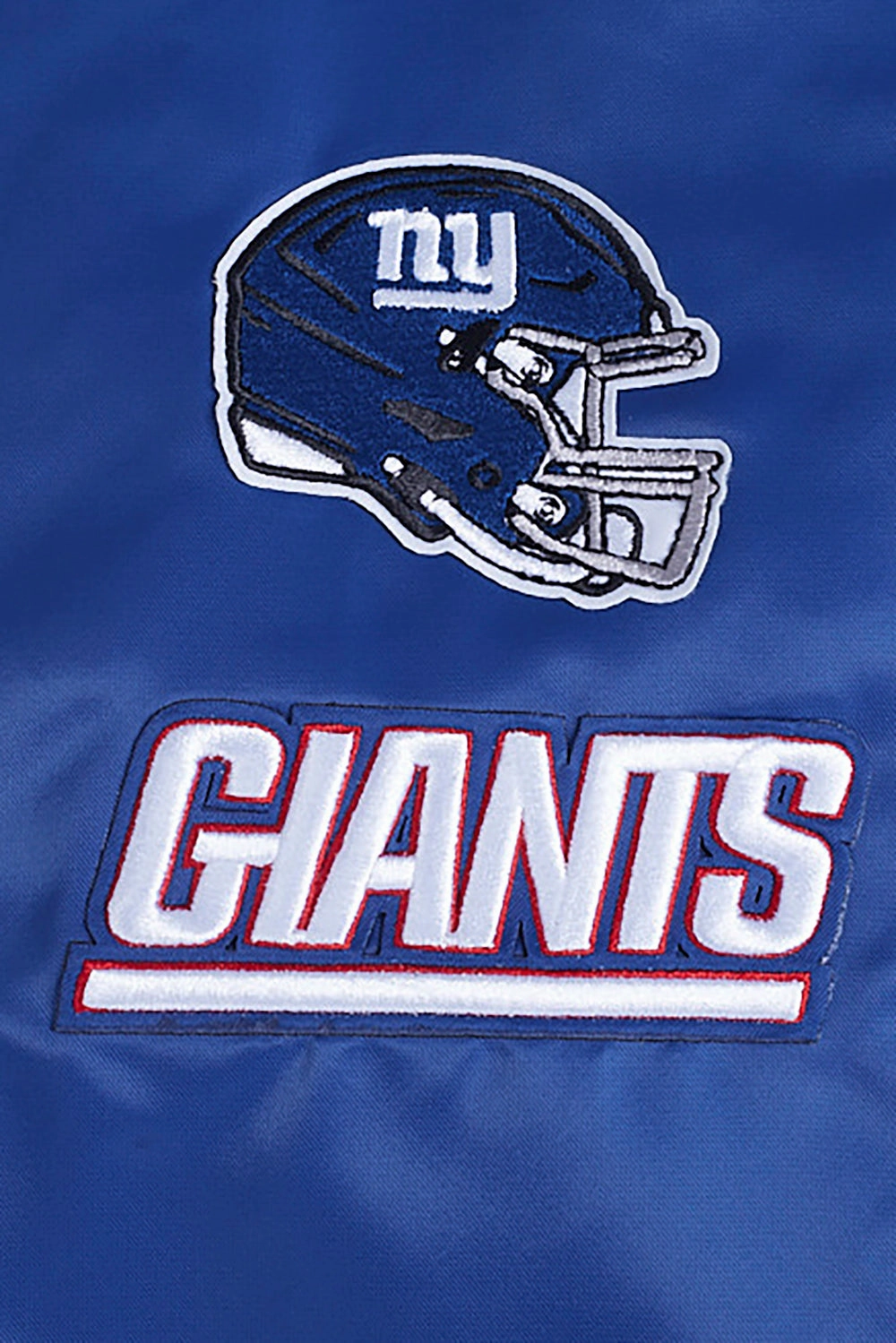 NFL NEW YORK GIANTS CLASSIC WOMEN'S SATIN JACKET (DODGER BLUE)