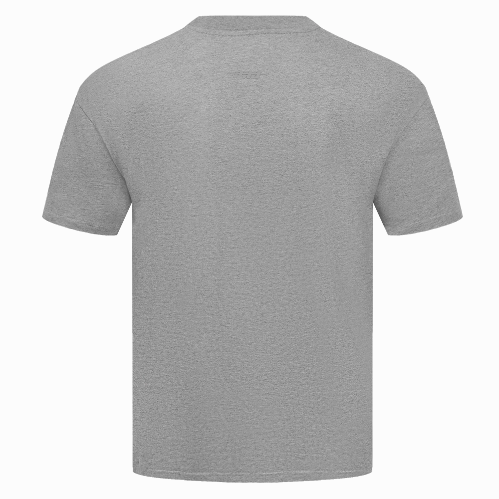 NFL NEW YORK GIANTS NEUTRAL MEN'S DROP SHOULDER TEE (DARK HEATHER GRAY)